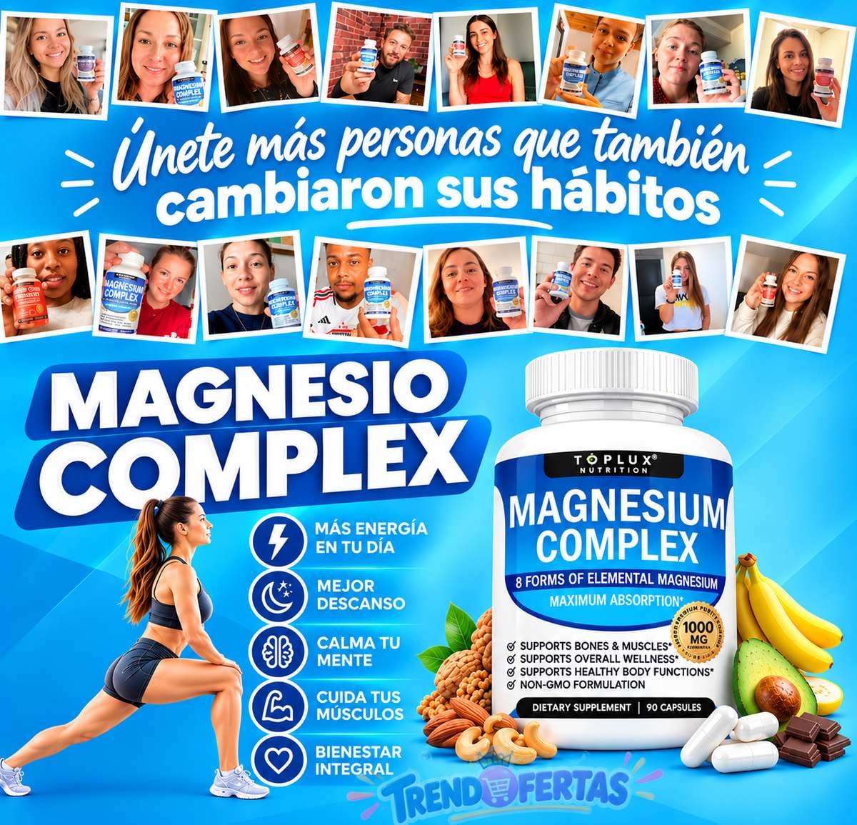 MAGNESIO COMPLEX 90 CAPSULAS